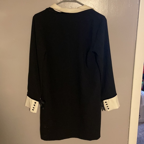 ZARA CONTRASTING MINI DRESS - Picture 3 of 7